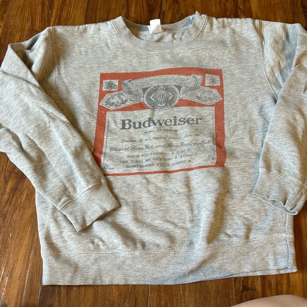 Junk food Budweiser crew neck
